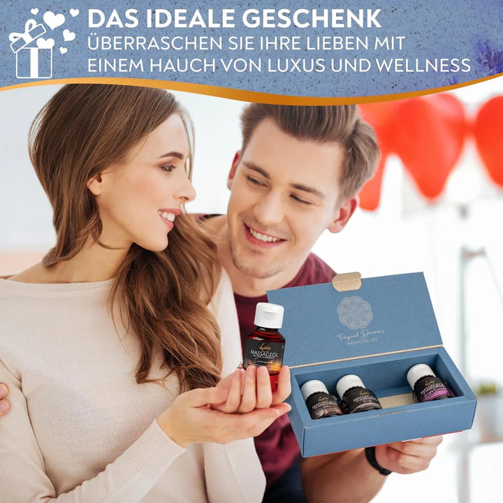 DaniChou Tropical Dreams Massageöl Set 4x 50 ml