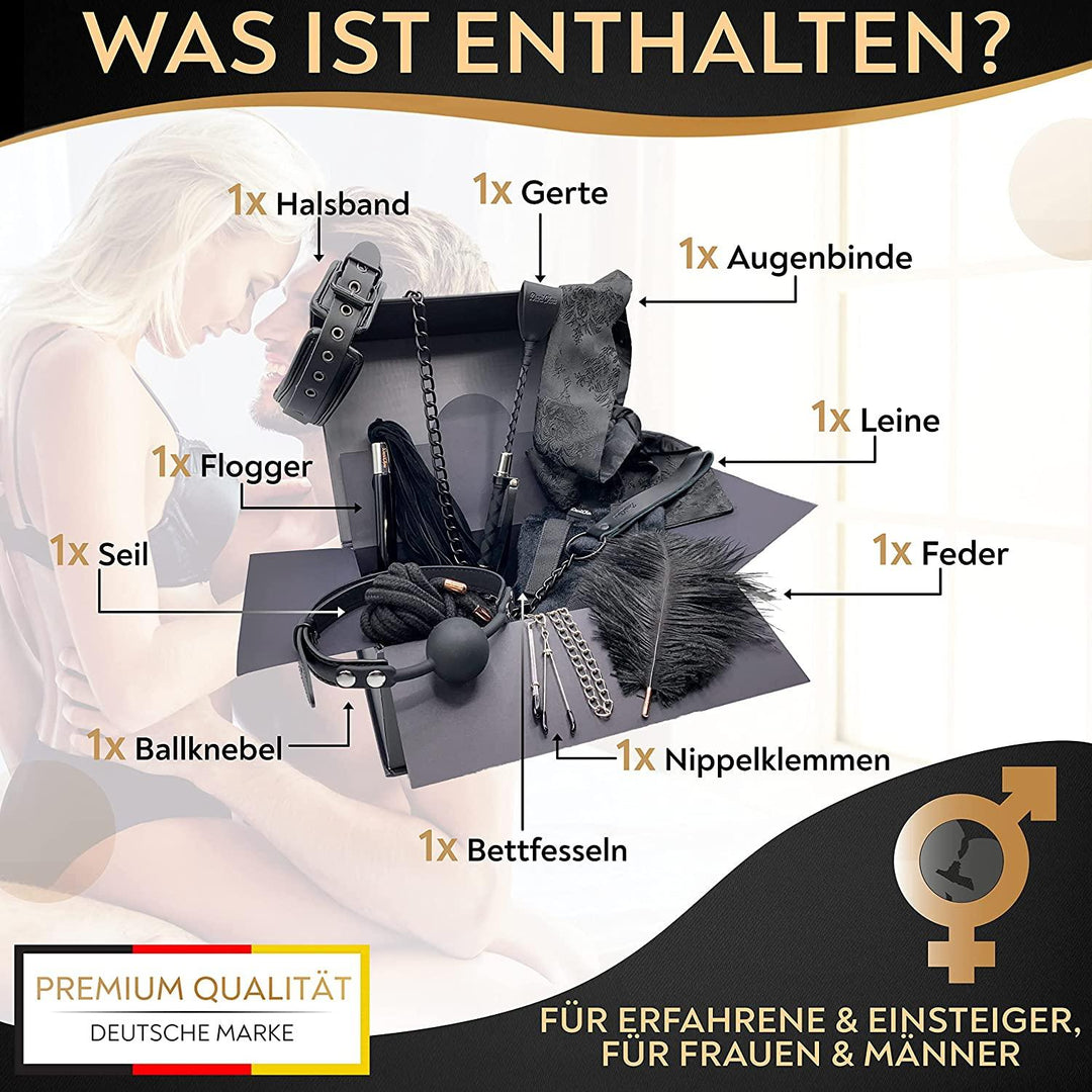 Aufregende Erotik mit DaniChou® 10-teiliges SM Sexspielzeug-Set - DaniChou-Store