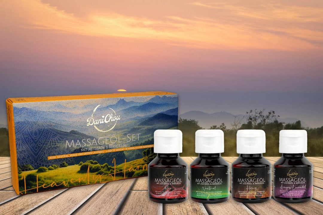 Finden Sie Ihre innere Ruhe mit dem DaniChou Heavenly Harmony Massageöl-Set - DaniChou-Store