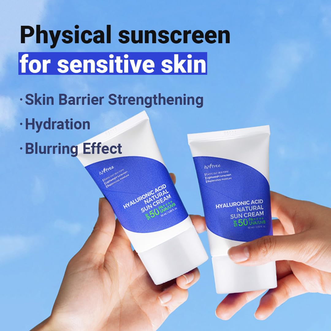 ISNTREE Hyaluronic Acid Natural Sun Cream SPF50 PA++++