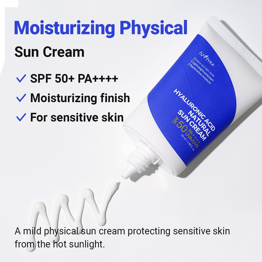 ISNTREE Hyaluronic Acid Natural Sun Cream SPF50 PA++++