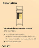 COSRX Advanced Snail Radiance Dual Essence 80ml