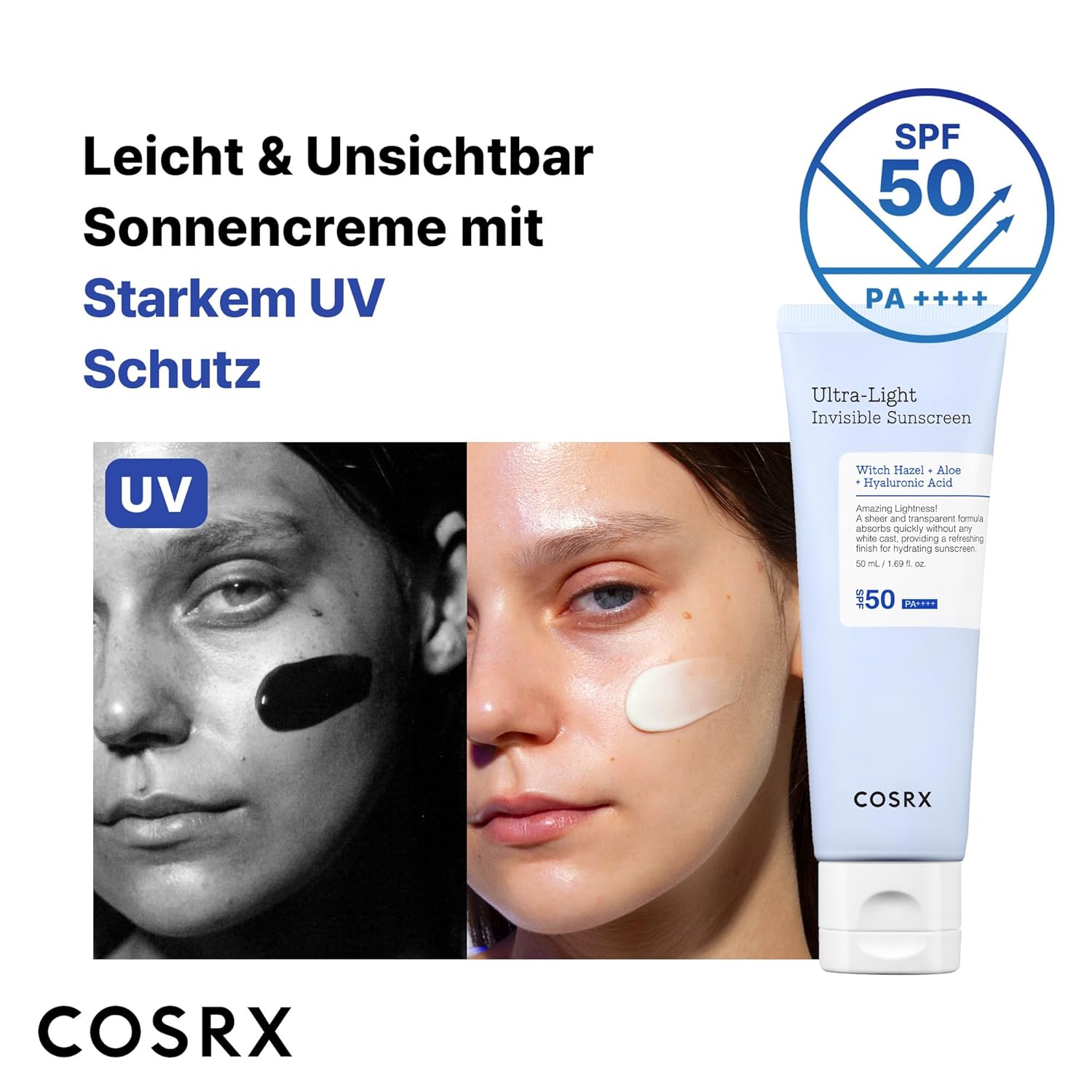 COSRX Ultra-Light Invisible Sunscreen SPF50 - 50 ml