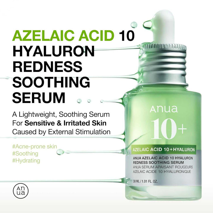 Anua Azelaic Acid 10 Hyaluron Redness Soothing Serum 30 ml