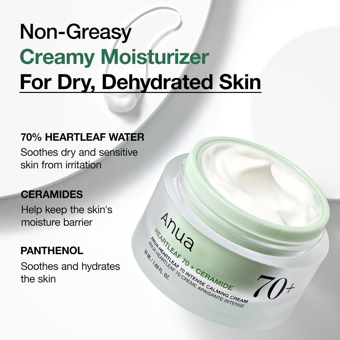 ANUA Heartleaf 70% Intense Calming Cream - DaniChou-Store