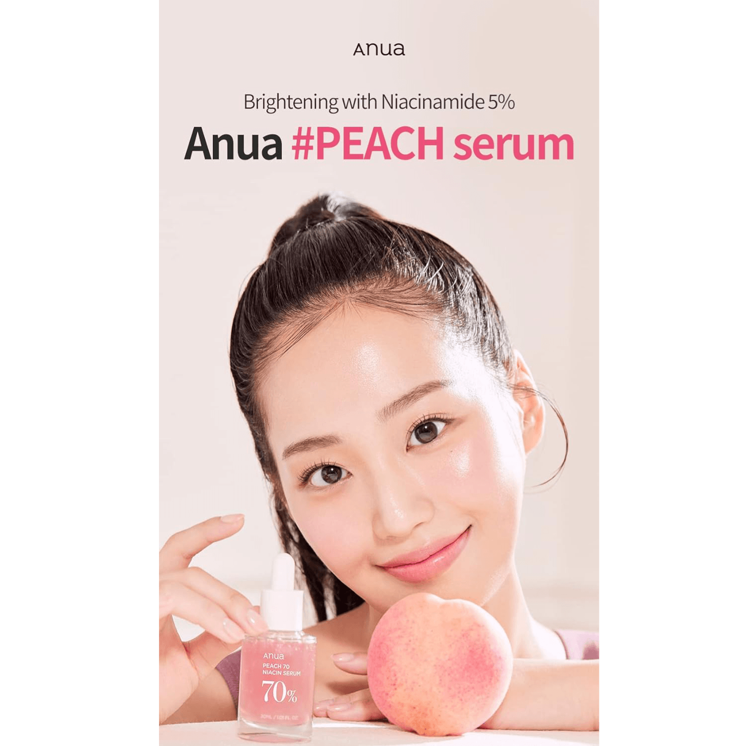 Anua Peach 70 Niacinamide Serum 30 ml - DaniChou-Store