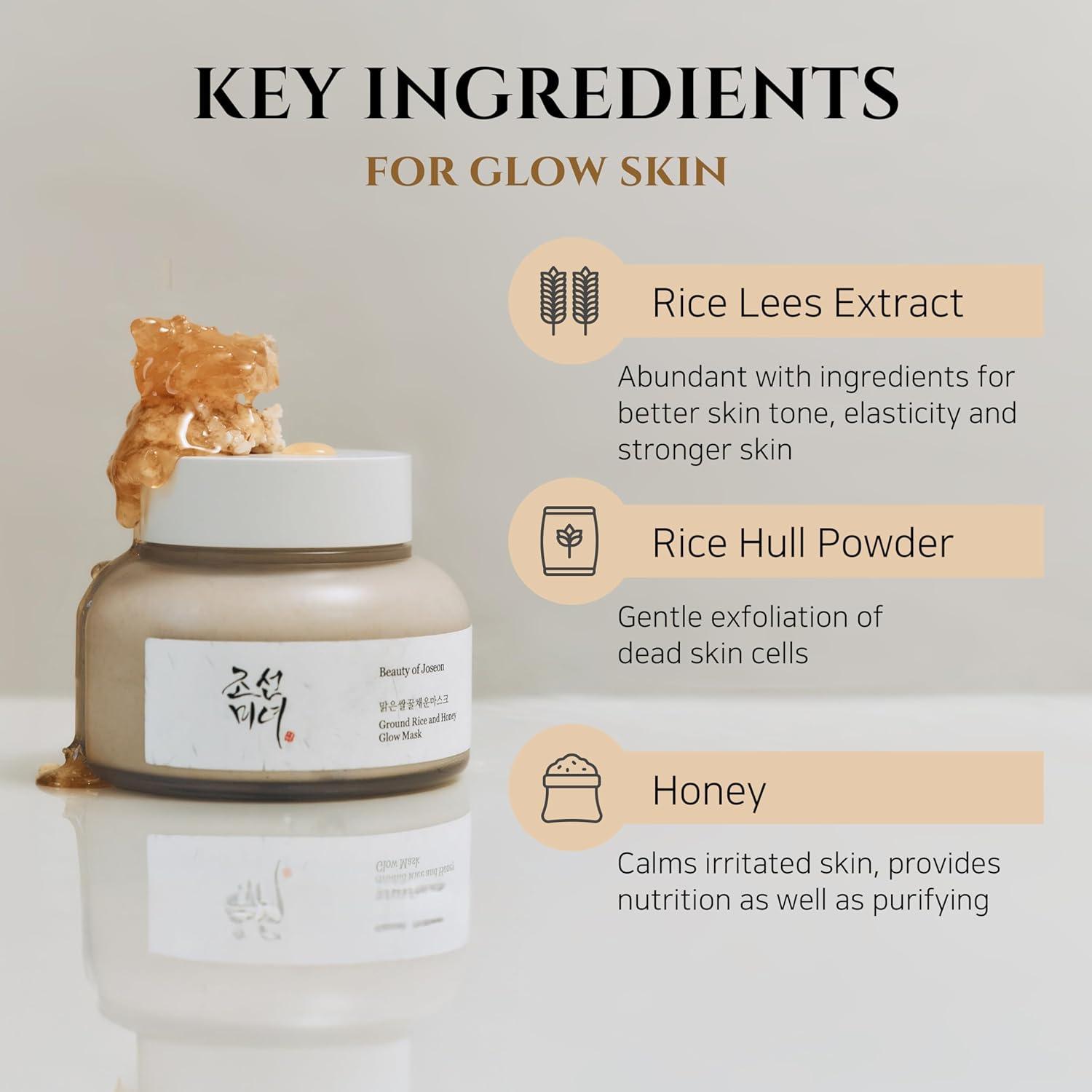 Beauty of Joseon Ground Rice and Honey Glow Mask 150ml - DaniChou-Store