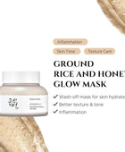 Beauty of Joseon Ground Rice and Honey Glow Mask 150ml - DaniChou-Store