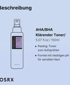 COSRX AHA/BHA Clarifying Treatment Toner - DaniChou-Store