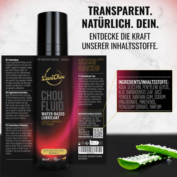 DaniChou ChouFluid Gleitgel 100ml - Gleitmittel Wasserbasis