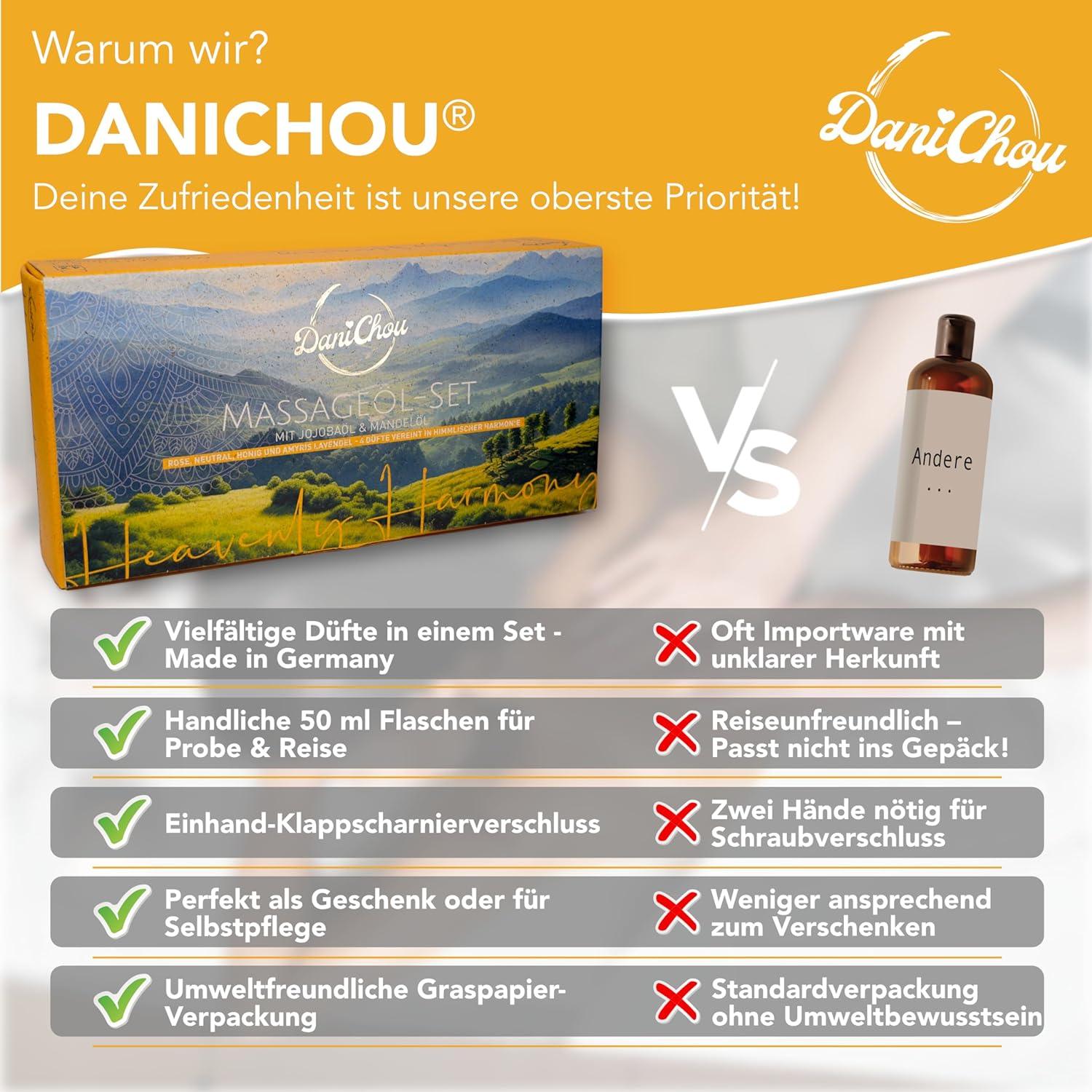 DaniChou Heavenly Harmony Massageöl Set - DaniChou-Store