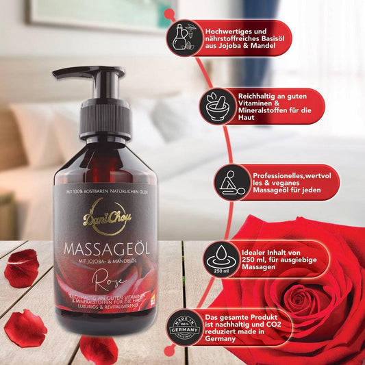 DaniChou Massageöl Rose - DaniChou-Store