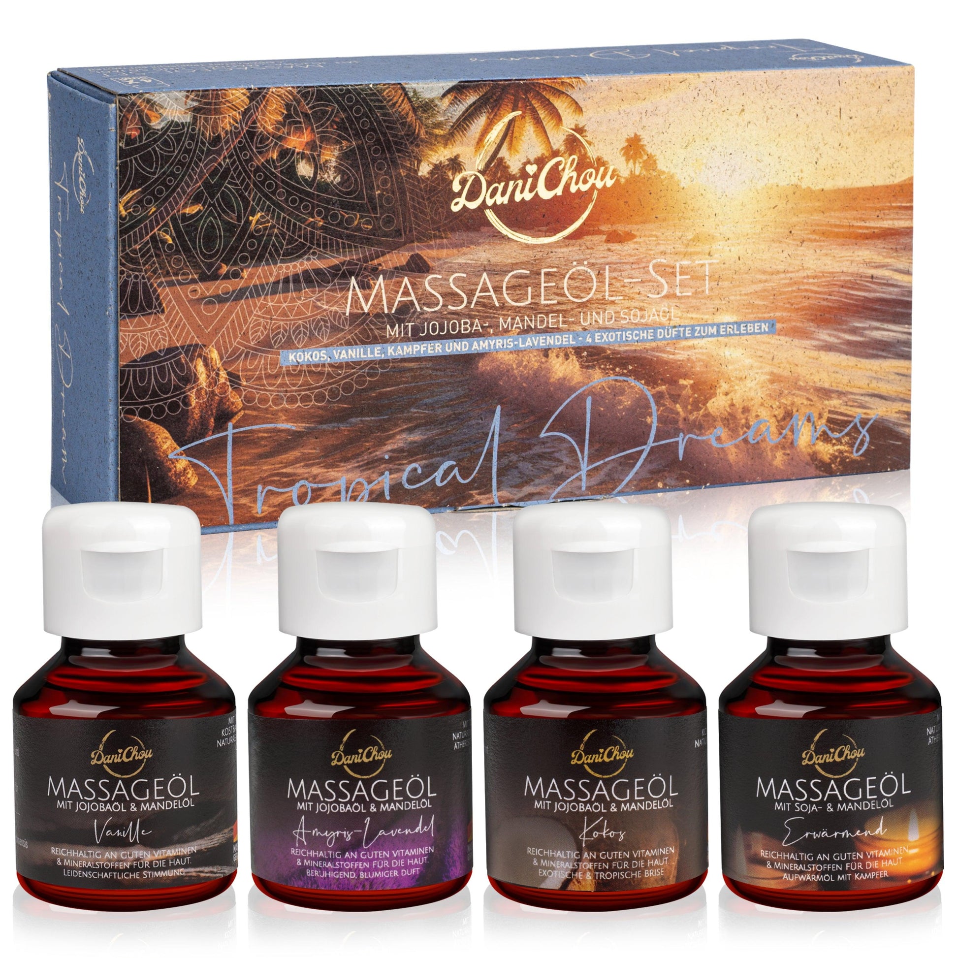 DaniChou Tropical Dreams Massageöl Set - DaniChou-Store