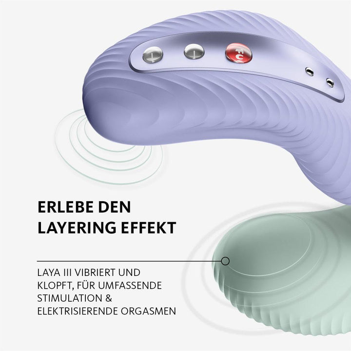 Fun Factory LAYA III Auflegevibrator - Revolutionäre Klitoris-Stimulation mit Layering-Effekt - DaniChou-Store