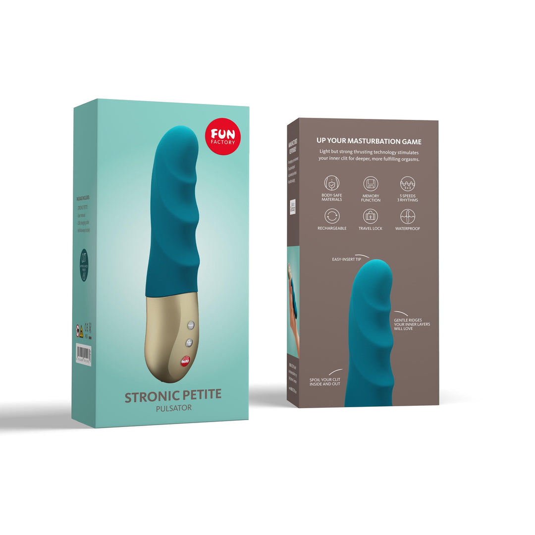 Fun Factory STRONIC PETITE Mini Pulsator - Anfängerfreundlicher Vibrator für klitorale und vaginale Stimulation - DaniChou-Store