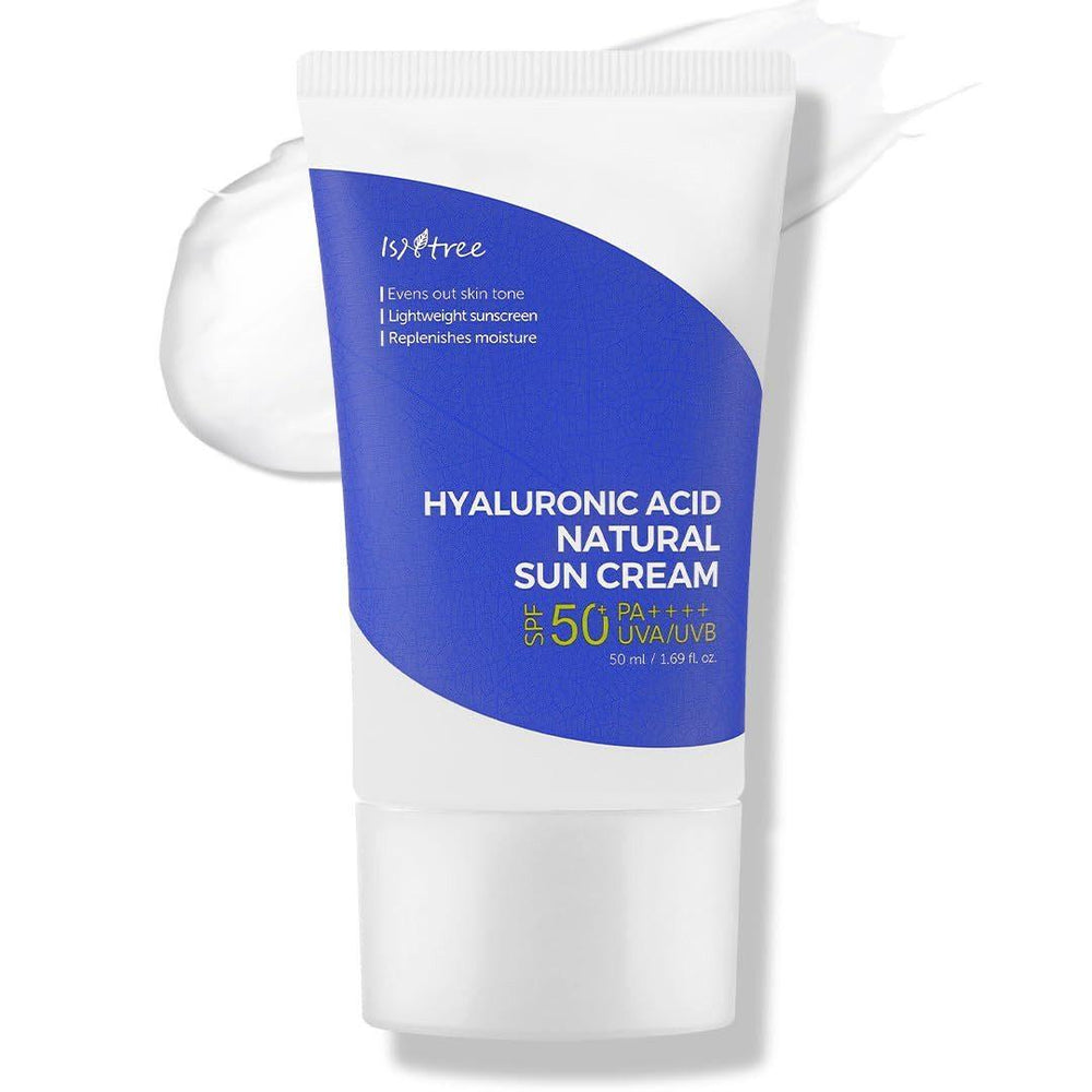 ISNTREE Natürliche Hyaluronsäure Sonnencreme SPF50 PA++++ - 50ml, Feuchtigkeitsspendend, Nicht fettend, Hoher UV-Schutz - DaniChou-Store