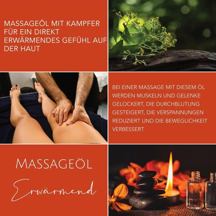 DaniChou Massageöl Wärmend 250 ml