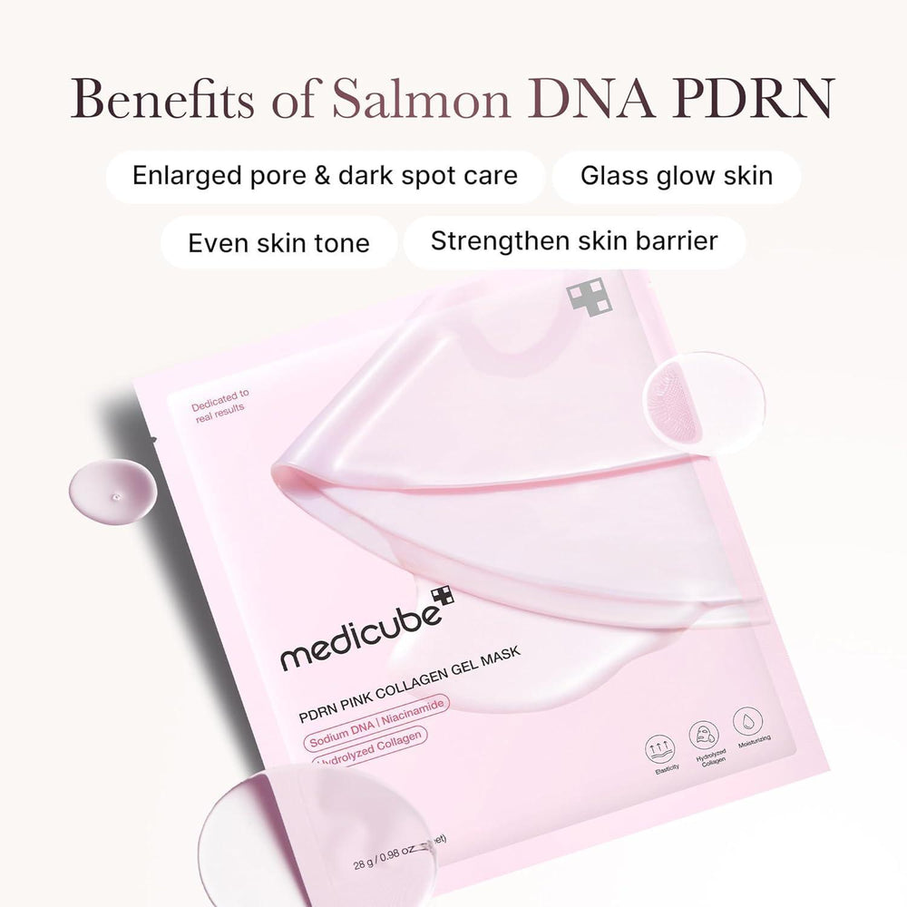 Medicube PDRN Pink Collagen Gel Mask 28g Sheet - DaniChou-Store