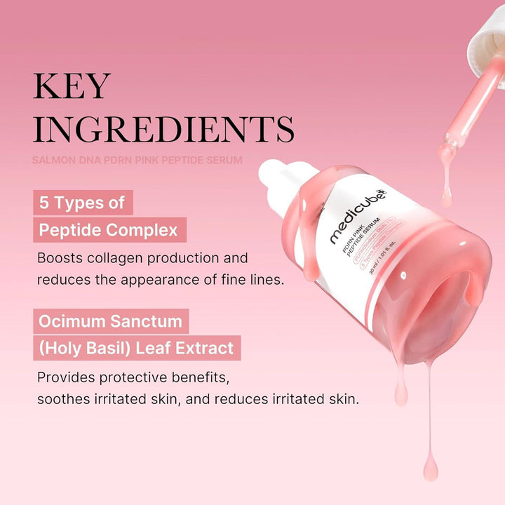 Medicube PDRN Pink Peptide Serum 30ml - DaniChou-Store