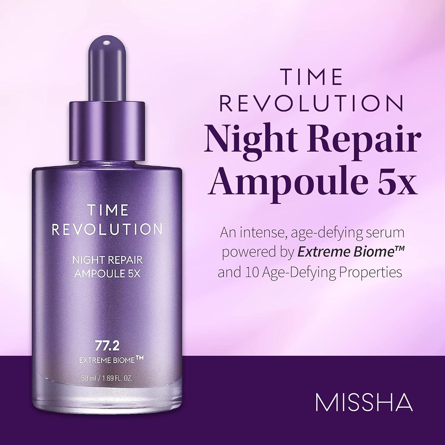 MISSHA Time Revolution Night Repair Ampoule 5X - DaniChou-Store