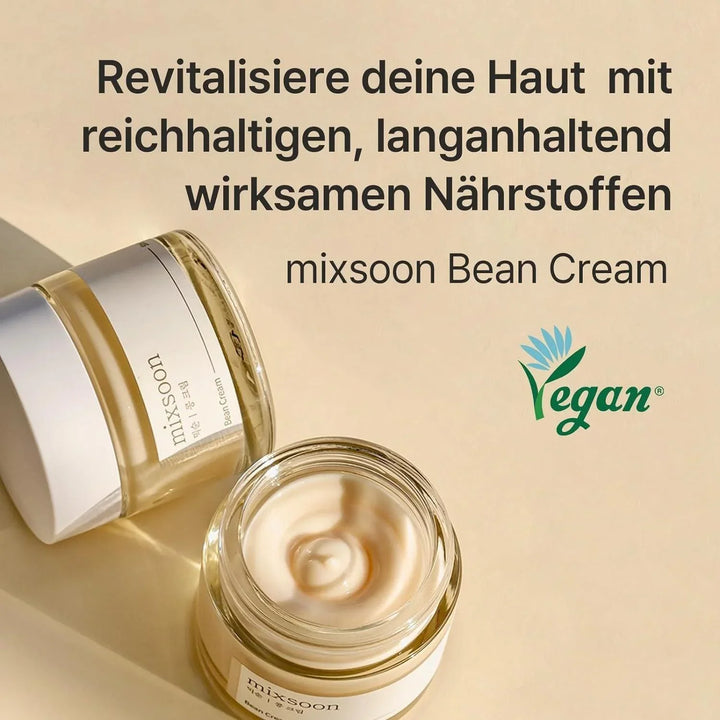 Mixsoon Soja Ferment Creme - Feuchtigkeitsspendende Gesichtscreme 50ml - DaniChou-Store