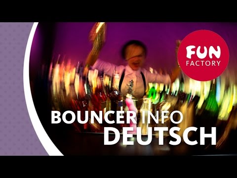 Fun Factory BOUNCER Dildo – Rotierende Kugeln für Exklusive Stimulation – Flashy Purple, Sage Green, Red