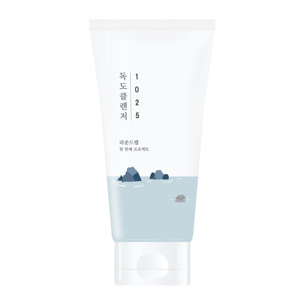 Round Lab 1025 Dokdo Foam Cleanser - Sanfte Tiefenreinigung mit 74 Mineralien (150 ml) - DaniChou-Store