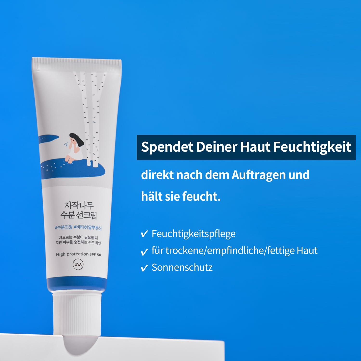 Round Lab Feuchtigkeitsspendende Sonnenschutzcreme - DaniChou-Store