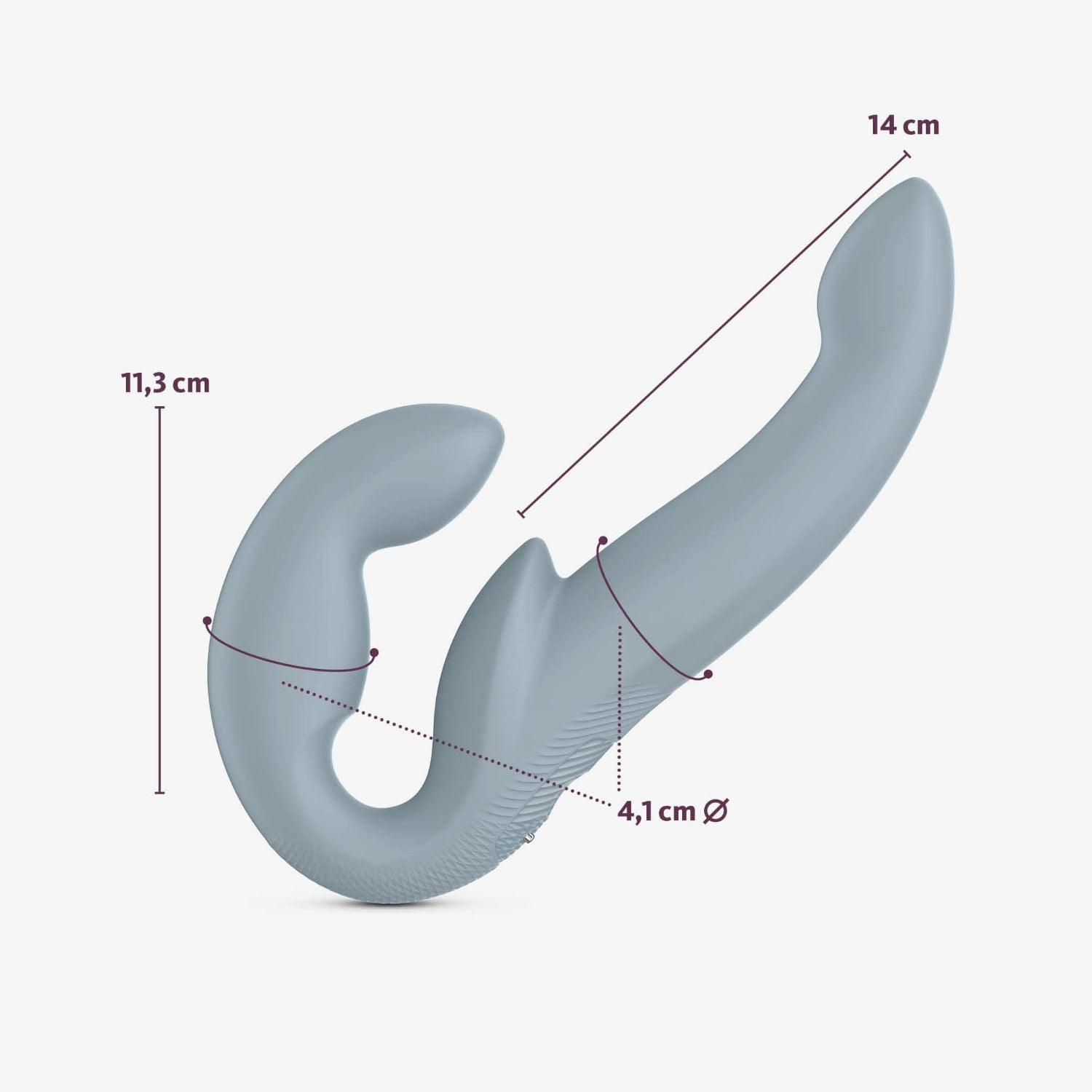 SHARE VIBE PRO: Der Ultimative Doppeldildo mit Vielseitigen Vibrationsmodi für Paare - DaniChou-Store