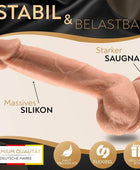 Silikon Dildo mit Saugnapf, Ø 4 cm, Einführlänge 16 cm