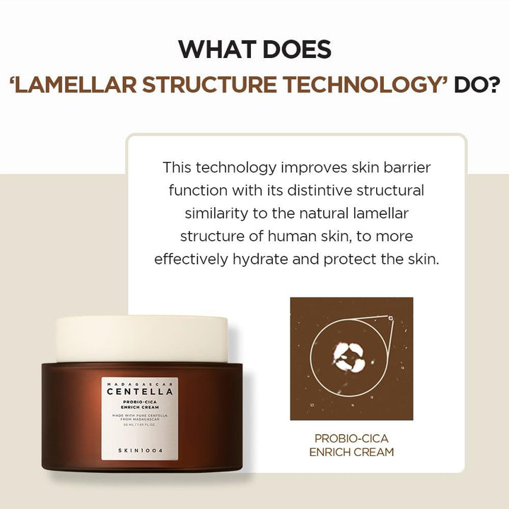 SKIN1004 Madagascar Centella Probio-Cica Enrich Cream 50ml - DaniChou-Store