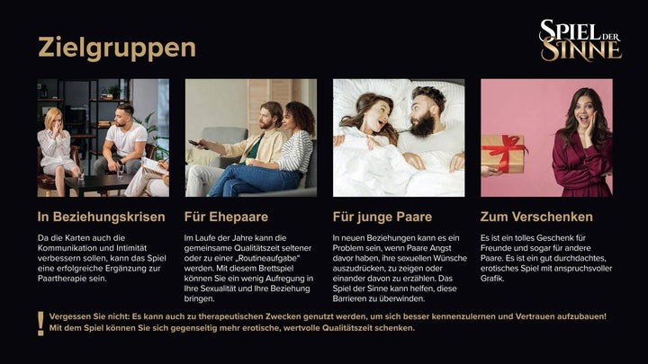 Spiel der Sinne - Erotisches Brettspiel für Paare - DaniChou-Store