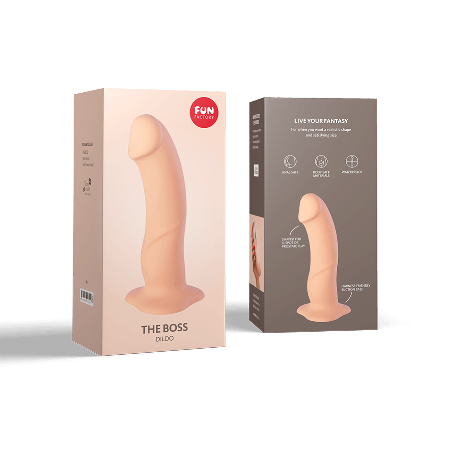 The Boss - Realistischer Dildo 18cm aus 100% medizinischem Silikon - DaniChou-Store