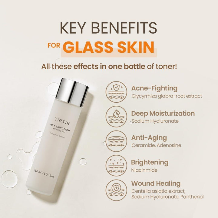 TIRTIR Milk Skin Toner 150ml - DaniChou-Store