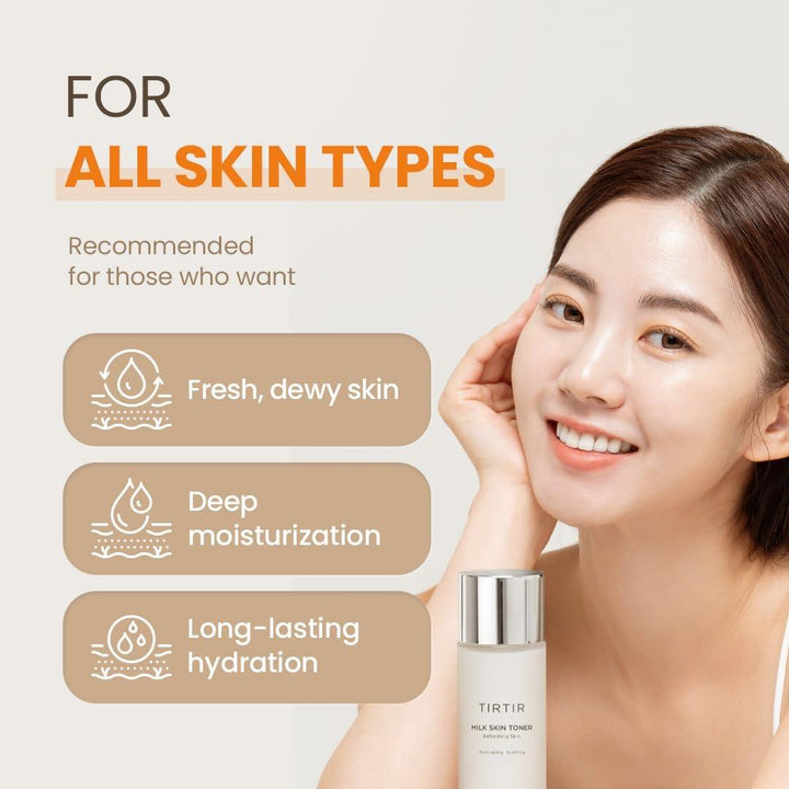 TIRTIR Milk Skin Toner 150ml - DaniChou-Store
