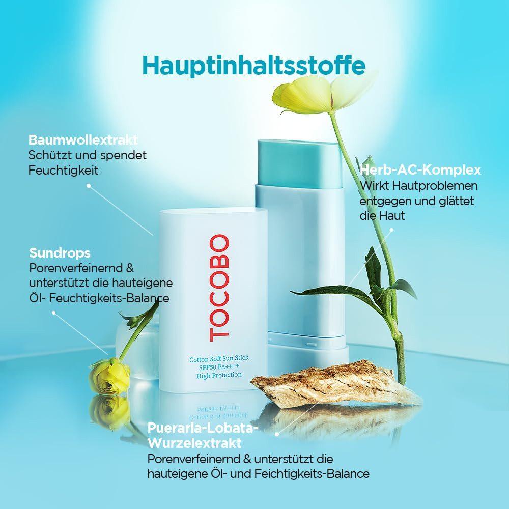 TOCOBO Cotton Soft Sun Stick SPF50+ PA++++ Sonnenschutz - DaniChou-Store