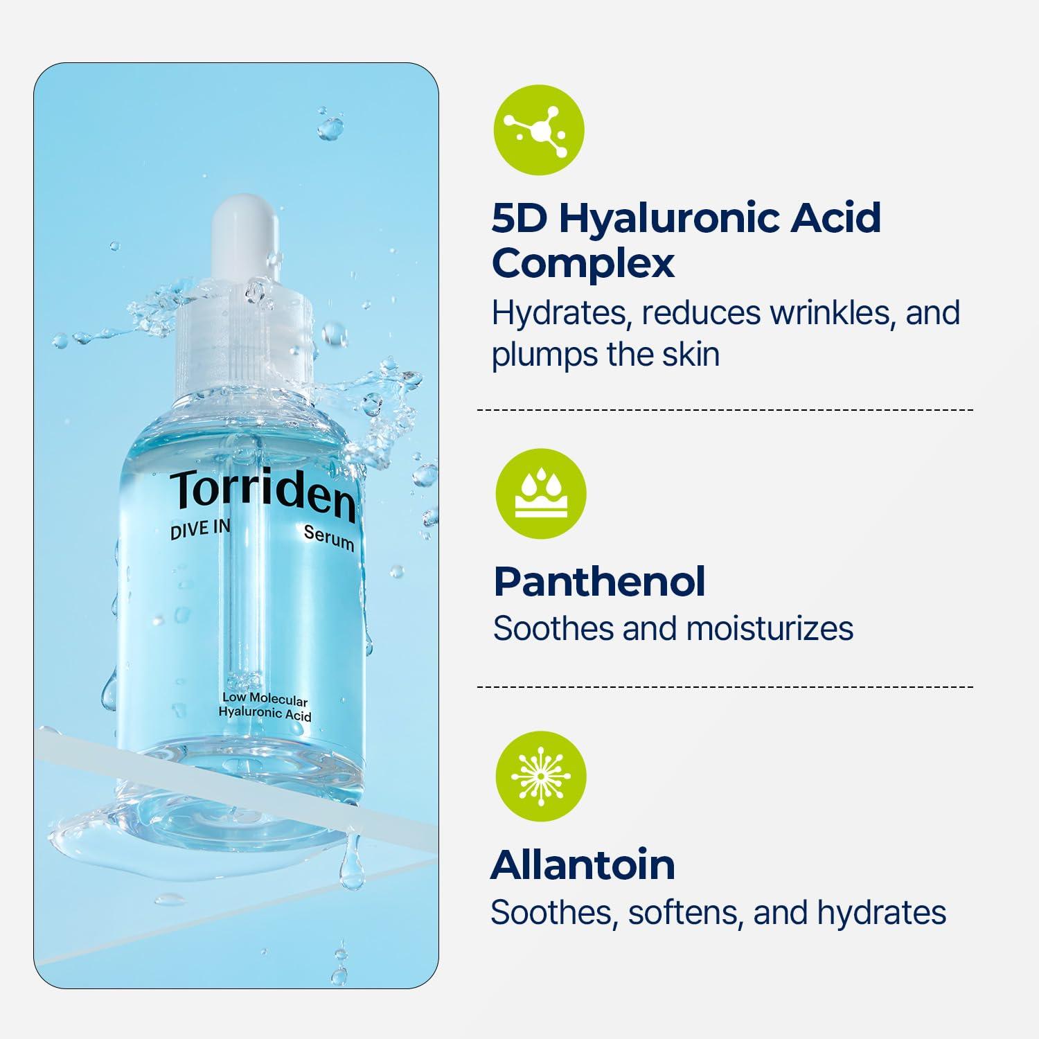 Torriden DIVE-IN Low Molecular Hyaluronic Acid Serum - DaniChou-Store